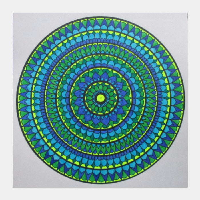 Square Art Prints, The Bleen Mandala Square Art | Jasmine Kaur Lotey, - PosterGully