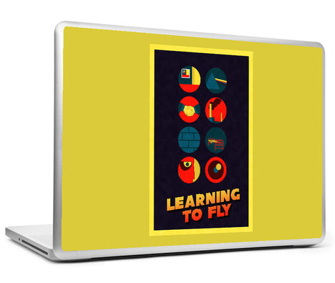 Laptop Skins, Pink Floyd - Learning To Fly - Color Laptop Skin, - PosterGully