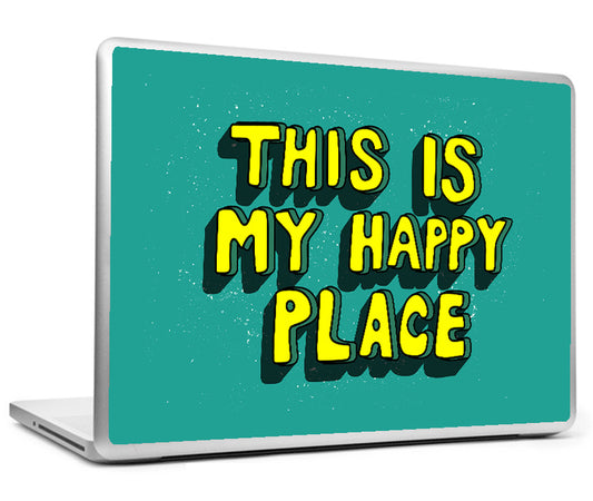 Laptop Skins, This Is My Happy Place Laptop Skin, - PosterGully