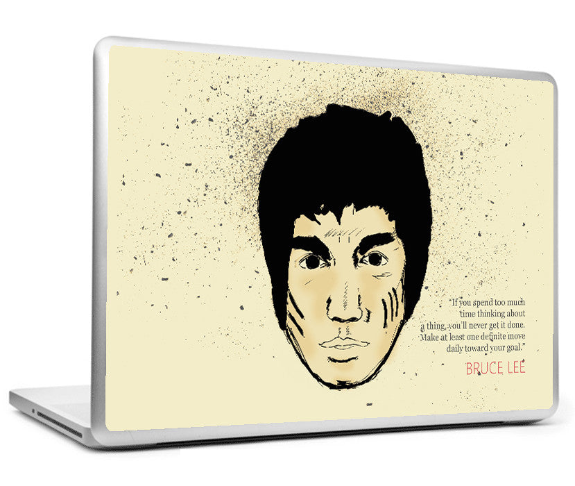 Laptop Skins, Bruce Lee - Goal - Art Laptop Skin, - PosterGully