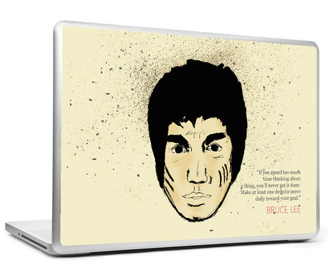 Laptop Skins, Bruce Lee - Goal - Art Laptop Skin, - PosterGully