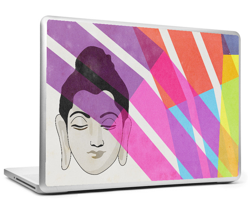 Laptop Skins, Buddha Color Rays Laptop Skin, - PosterGully