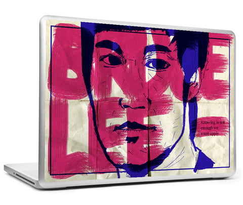 Laptop Skins, Bruce Lee - Knowing - Quote Laptop Skin, - PosterGully