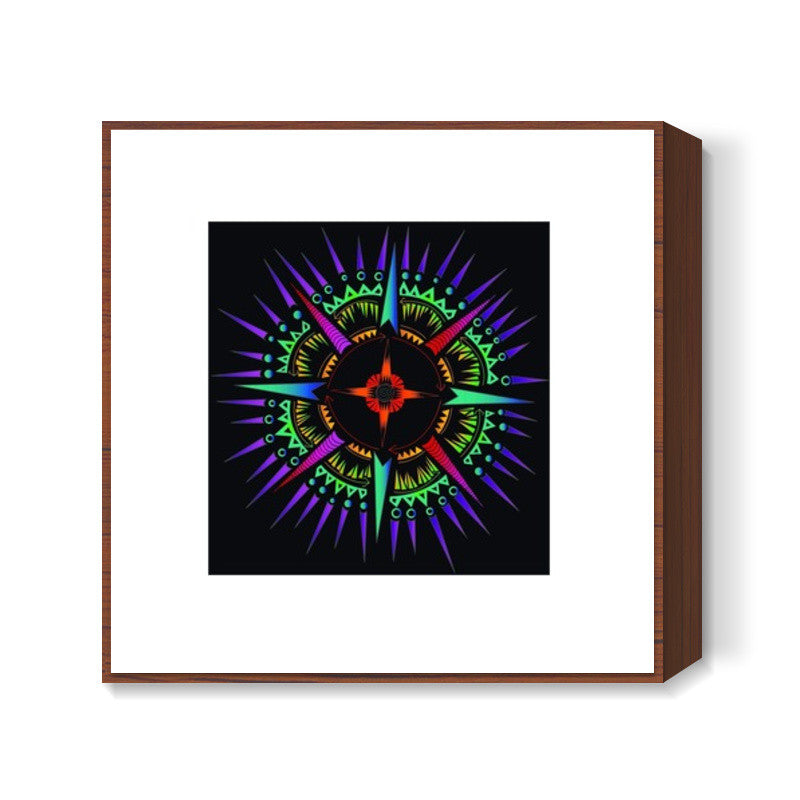 Trippy design  Square Art Prints