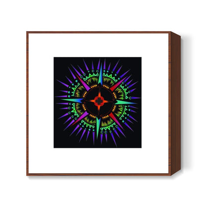 Trippy design  Square Art Prints