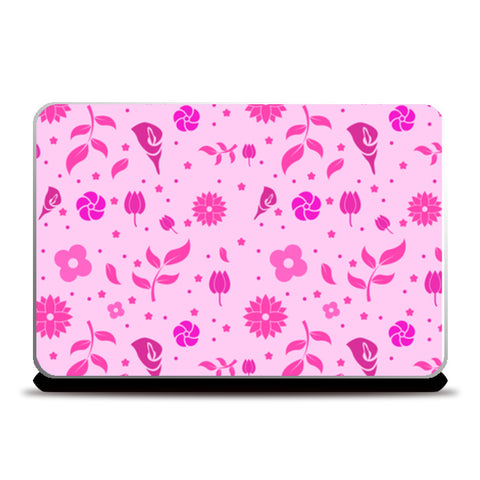 Pink Blush Pattern Laptop Skins