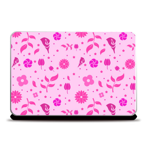 Pink Blush Pattern Laptop Skins