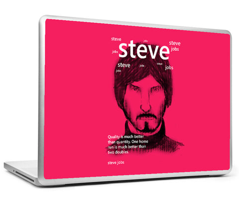 Laptop Skins, Steve Jobs On Quality Laptop Skin, - PosterGully