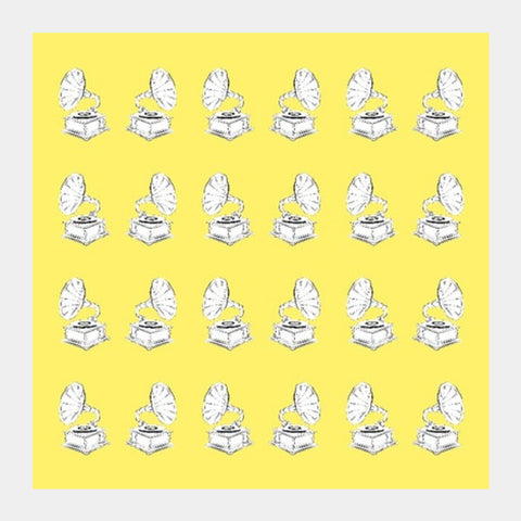 Square Art Prints, Gramophone Square Art Prints