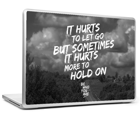 Laptop Skins, It Hurts #bewhoyouare Laptop Skin, - PosterGully