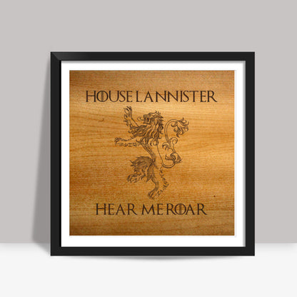 Game of Thrones | House Lannister Square Art Prints