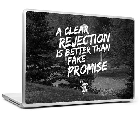 Laptop Skins, A Clear Rejection #bewhoyouare Laptop Skin, - PosterGully