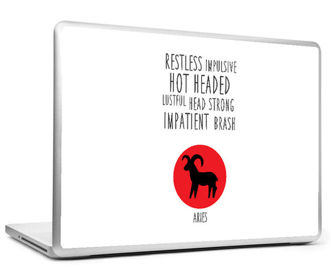 Laptop Skins, Aries Astrological Sign Laptop Skin, - PosterGully