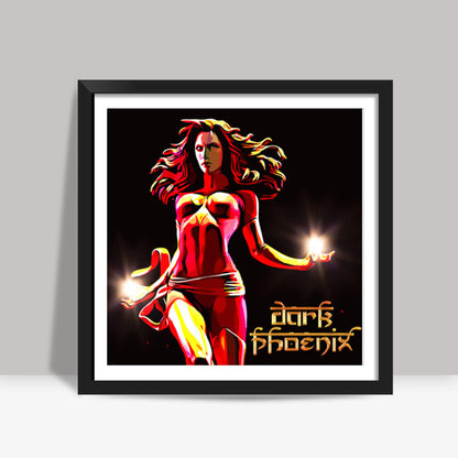 Dark Phoenix Square Art Prints