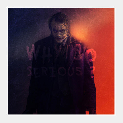 Joker | Why So Serious Square Art Prints