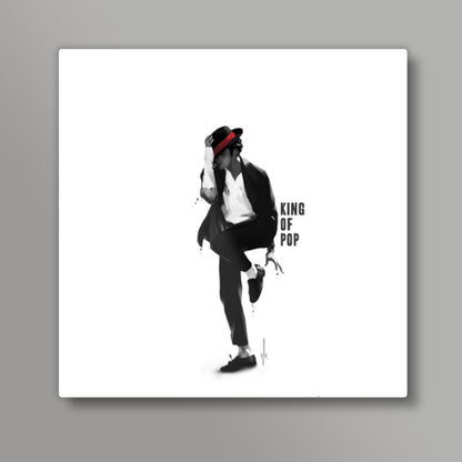 michael jackson | king of pop Square Art Prints