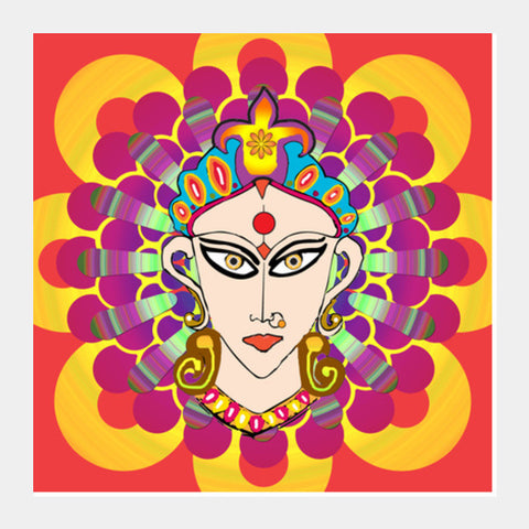 The Divine Goddess Square Art Prints PosterGully Specials