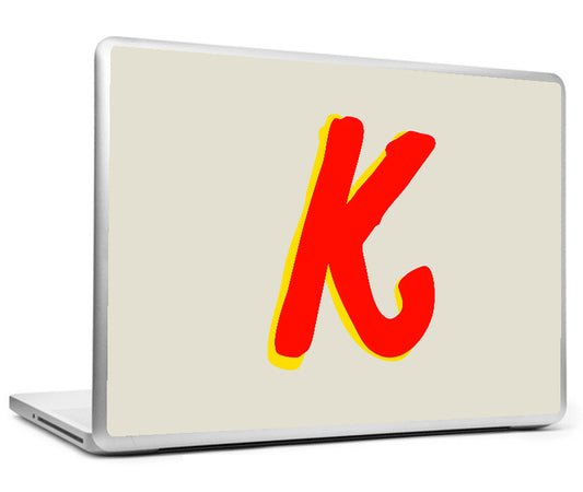 Laptop Skins, K - Alphabets Laptop Skin, - PosterGully