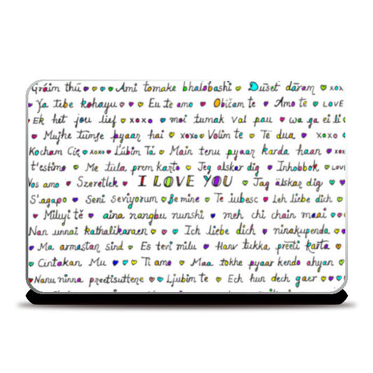 Laptop Skins, Valentines Day Special- Language of Love Laptop Skins