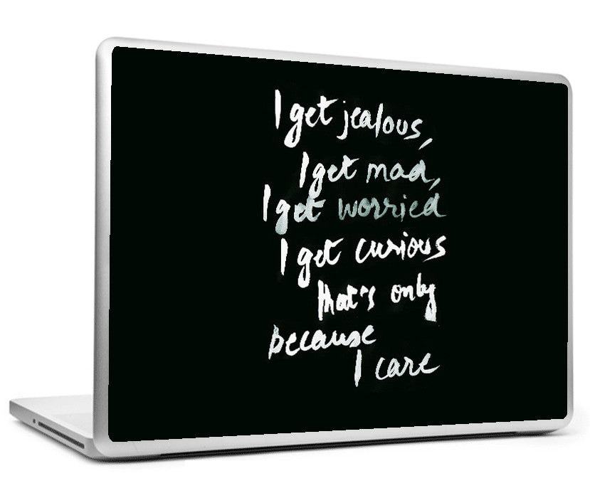 Laptop Skins, Because I care #swag Laptop Skin, - PosterGully