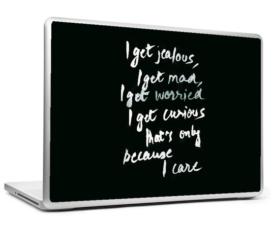 Laptop Skins, Because I care #swag Laptop Skin, - PosterGully