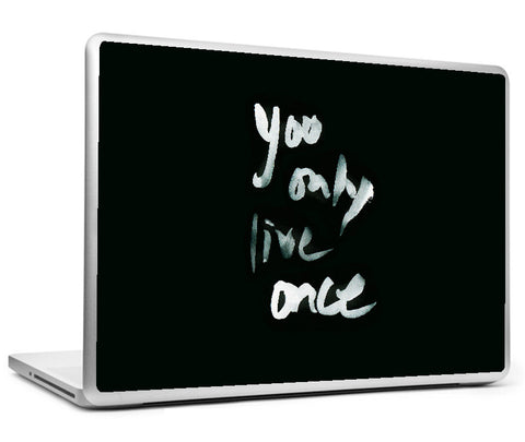 Laptop Skins, You Only Live Once YOLO #swag Laptop Skin, - PosterGully