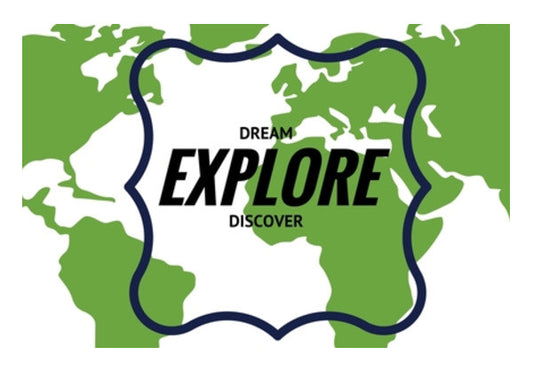 EXPLORE DREAM DISCOVER Wall Art