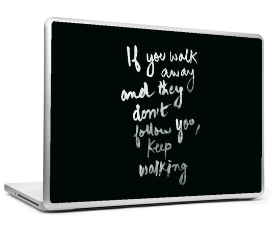 Laptop Skins, Walk Away #swag Laptop Skin, - PosterGully