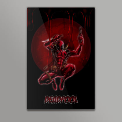 Deadpool Moon Artwork