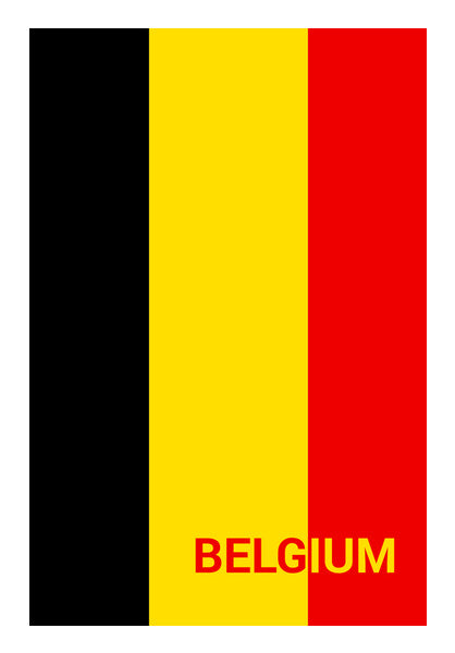 Belgium | #Footballfan Wall Art