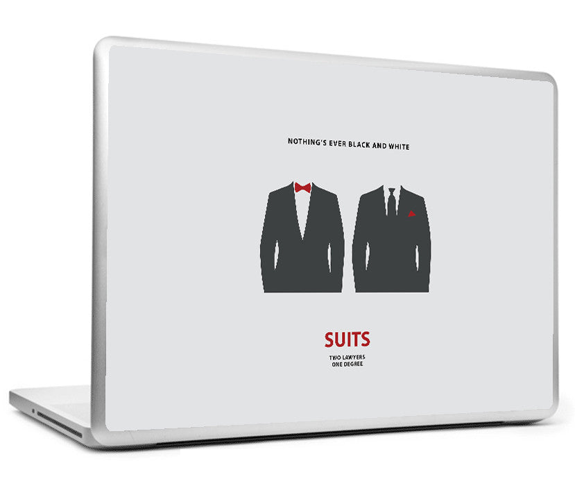 Laptop Skins, Suits Minimal Art Laptop Skin, - PosterGully