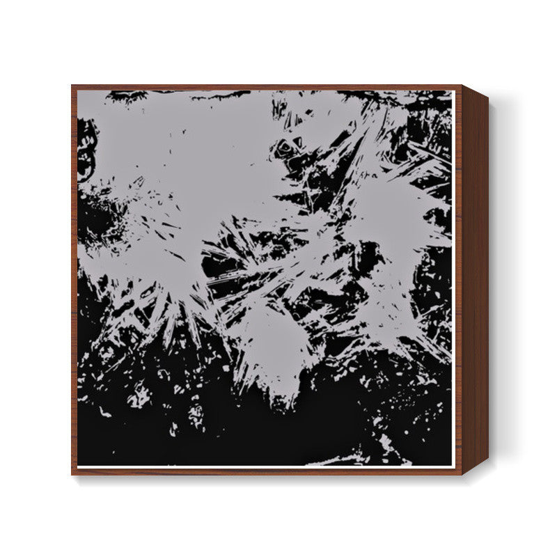Black Abstract Square Art