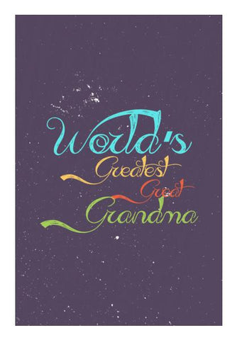 PosterGully Specials, Great grandma calligraphy Wall Art
