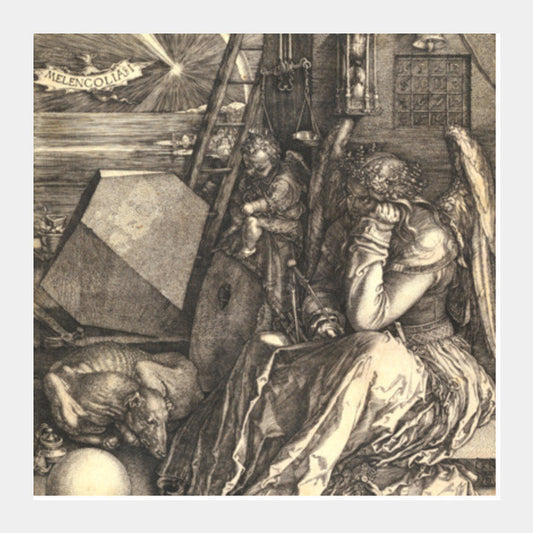 Melencolia I By Albrecht Dürer Square Art Prints PosterGully Specials