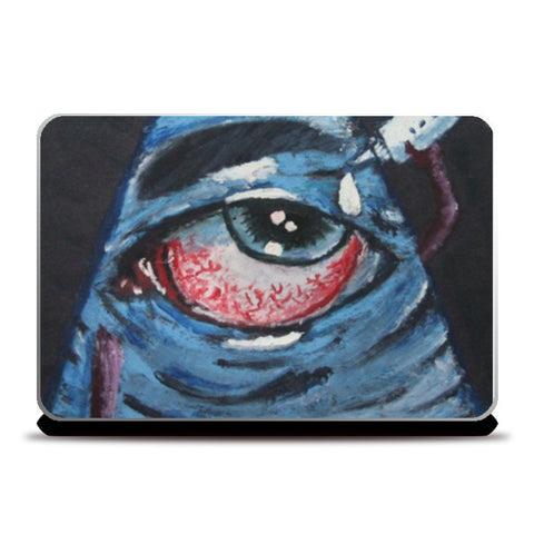 Trippy eye @srijanas Laptop Skins