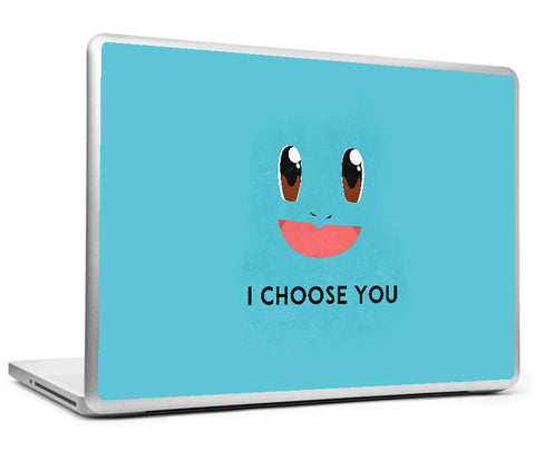 Laptop Skins, Squirtle I Choose You Laptop Skin, - PosterGully