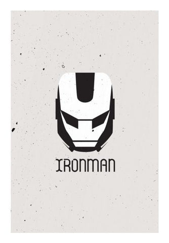 PosterGully Specials, Ironman black and white Wall Art