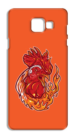 Rooster On Fire Samsung Galaxy A7 2016 Cases
