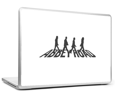 Laptop Skins, The Beatles Abbey Road Minimal Art Laptop Skin, - PosterGully