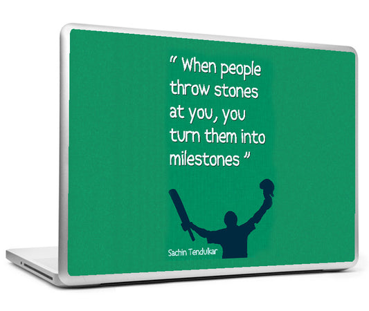 Laptop Skins, Sachin Tendulkar Milestones Laptop Skin, - PosterGully