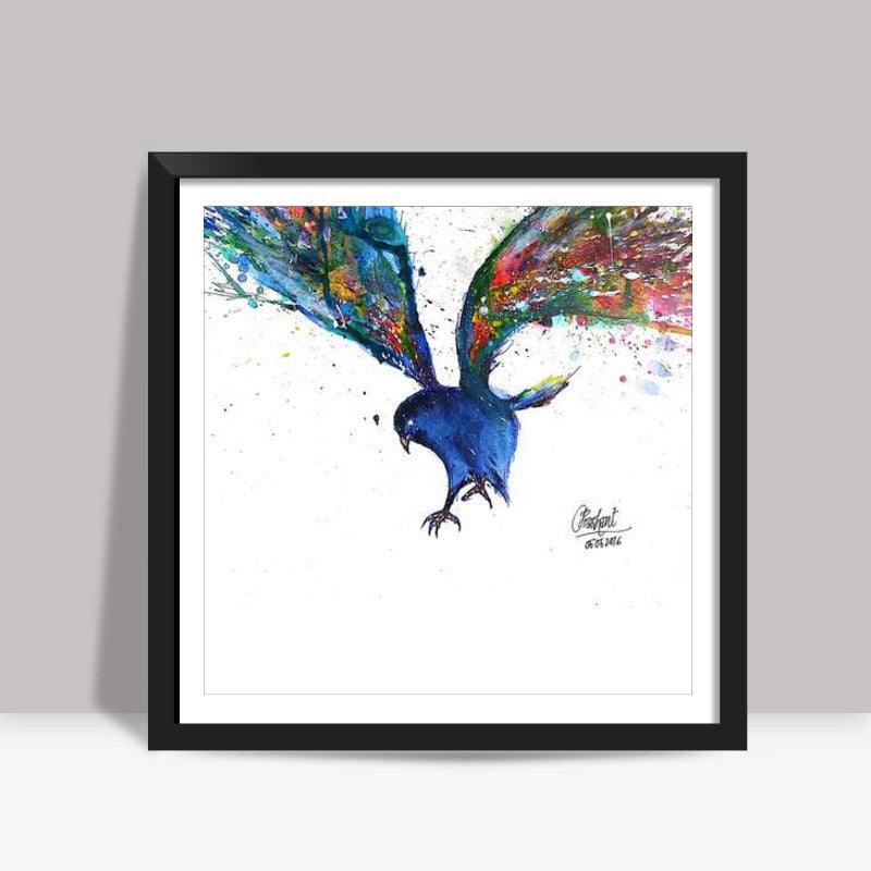 Blemish | Bird | Artwork Square Art Prints