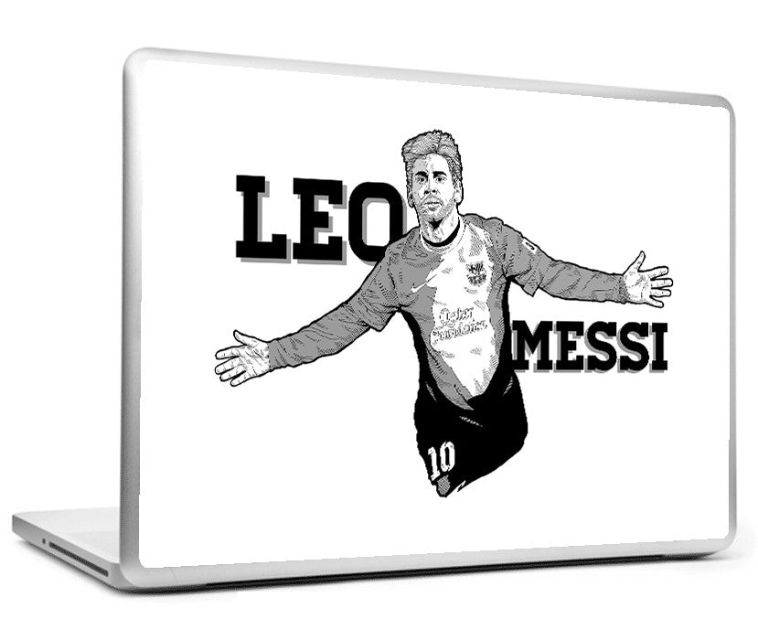 Laptop Skins, Lionel Messi Artwork Laptop Skin, - PosterGully