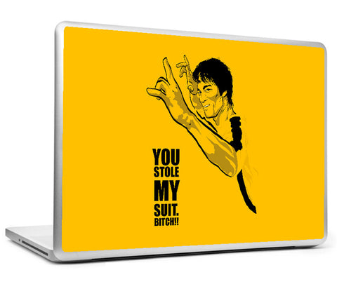 Laptop Skins, Bruce Lee Stole My Suit Laptop Skin, - PosterGully