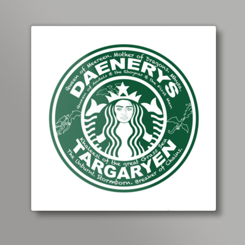 Starbucks  Square Art Prints