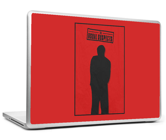 Laptop Skins, The Usual Suspects Minimal Red Laptop Skin, - PosterGully