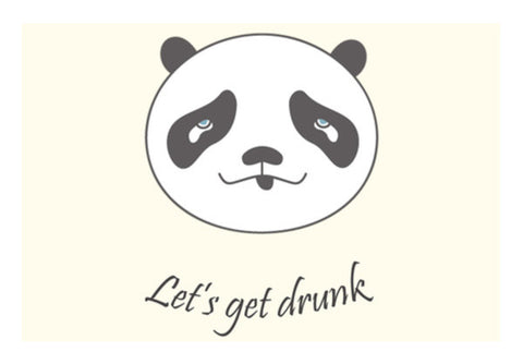 Drunk Panda Wall Art