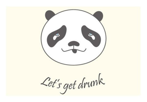 PosterGully Specials, Drunk Panda Wall Art