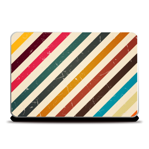 Ribbon Shape Pattern Multicolor Laptop Skins