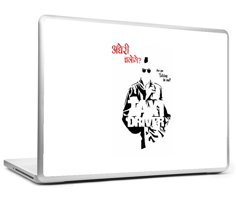 Laptop Skins, Taxi Driver Sketch Laptop Skin, - PosterGully