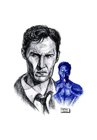 PosterGully Specials, Matthew McConaughey in True Detective Wall Art